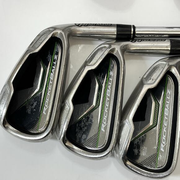 Taylormade Rocketballz Iron Set 5-PW +1/2" Stiff-Flex Steel Shafts RH - Picture 2 of 16